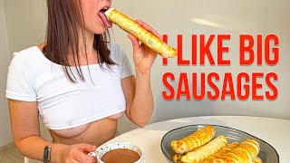 Unplanned Sausage Party  My Cooking Routine [upl. by Leseil]