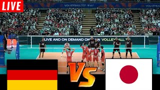 🔴 JAPAN vs GERMANY Volleyball live  Olympic Games Match [upl. by Kleinstein687]