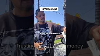 Part 1 Giving To Homeless People homeless homelessness shorts [upl. by Euqnomod450]