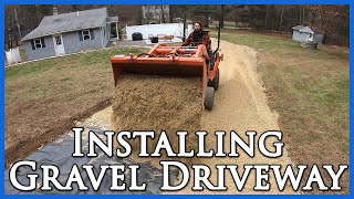 Installing a Gravel Driveway [upl. by Storm78]