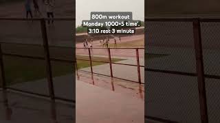 800m ke liye workout athlete run 800mworkoutmotivationvideosportsguidelinesarmloverun [upl. by Eppesuig]