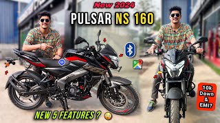 2024 Bajaj Pulsar NS 160 Digital Meter REVIEW New Model  New Features amp Price Mileage  NS 160 [upl. by Allekim]