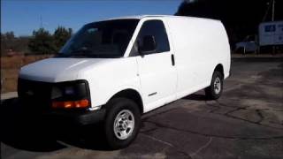 2006 Chevrolet Express Cargo Van 3500 Start Up Engine amp In Depth Tour [upl. by Notac426]