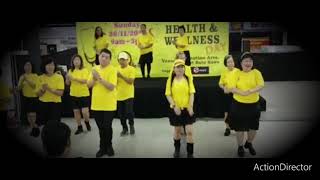 Timberland MC Health Awareness Day Performance  EBC Line Dancers 2611 2023 [upl. by Atekihs734]