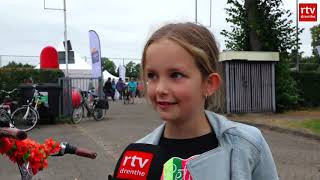 De start van de Fiets4Daagse in Drenthe 2019 [upl. by Ainotna]