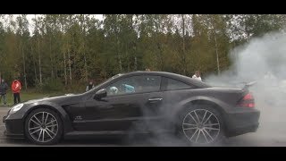 21 min 670 HP Mercedes SL65 AMG Black Series vs EVERYTHING Trolls BMW M Lamborghini and more [upl. by Ecinom]