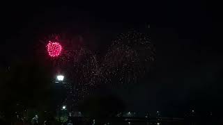 Canada Day Fireworks in Fredericton 1 July 2023 [upl. by Nnayllas240]