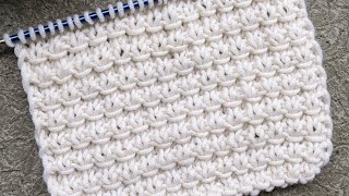 Knit FourRow Stitch [upl. by Salocin]