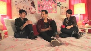 Tegan amp Saras Heartthrob The Interviews  Skylar Astin [upl. by Yelsnya695]