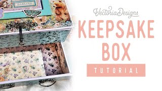 Baby Keepsake Box Tutorial  Colorful Creatures Crafting Printables Kit [upl. by Verneuil221]