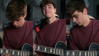 CORBYN BESSON PLAYING FALLIN ON THE ELECTRIC GUITAR [upl. by Flemings]