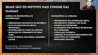 Glosas Hospitalares Motivos mais Comuns e Como Evitar  Portal do Faturamento Hospitalar [upl. by Dlared]