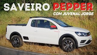 Saveiro Pepper Cabine Estendida e Dupla teste no uso com JJ [upl. by Truscott]