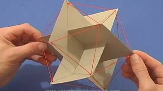 How to make an icosahedron with golden ratio crosssections [upl. by Attesor]