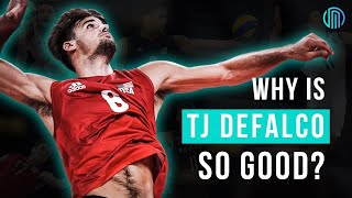 Why Is TJ DeFalco So Good  Volleyball Coach Analysis [upl. by Langbehn]