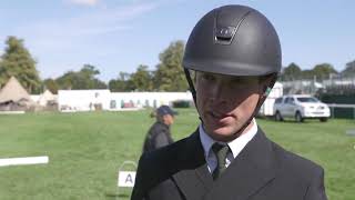 Land Rover Burghley Horse Trials 2019  Dressage Day 1 David Britnell [upl. by Eisus557]