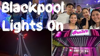 BLACKPOOL SWITCHINGON OF LIGHTS  Karrene Vlogs [upl. by Mandi78]