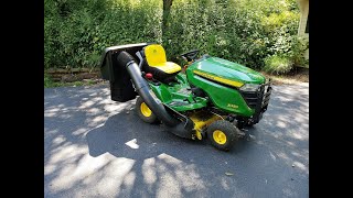 John Deere X350 Bagger [upl. by Dougherty63]