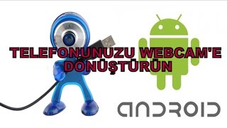 DroidCam  Android Telefonu Web Kamera Olarak Kullanmak  WIFI  USB [upl. by Ahsieket]