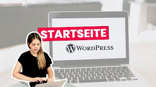 WordPress Startseite festlegen und anpassen ✌😀 [upl. by Frost]