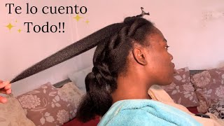 Como hacer crecer el cabello afro 4c  COMO HACER CRECER el cabello rápido [upl. by Akeirahs]