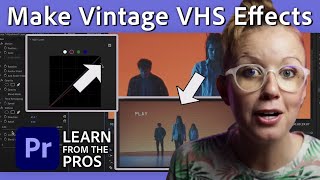 How to Make a VHS Tape Effect  Premiere Pro Tutorial  Learn From the Pros  Adobe Video [upl. by Lejna]