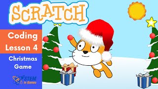 Christmas Decorating Game in Scratch  Scratch Coding Lesson 4  How To Make Game [upl. by Chirlin]