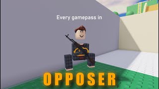 Every gamepass in OPPOSER VR [upl. by Donna888]