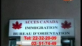 Présentation de notre firme Accès Canada dans lémission Midi chez Nous Côte dIvoire [upl. by Ailem]