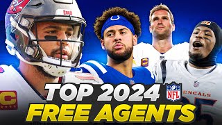 Top NFL Free Agents 2024 Who Will Be Leaving Their Team [upl. by Vicki]