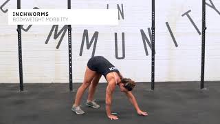 Inchworms  CrossFit Movement Library [upl. by Lonni]