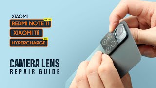 Xiaomi Redmi Note 11 Pro 5G  Mi 11i Hypercharge Camera Lens Glass amp Back Cover Replacement [upl. by Leiand]