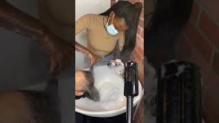 Hair wash asmr shampoo hair naturalhair asmr asmrtingles [upl. by Bob]