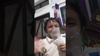 Using a nebulizer and be careful [upl. by Isman118]