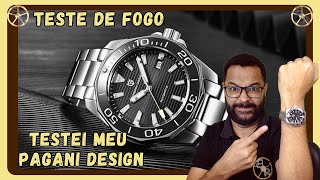 Teste de fogo do meu Pagani Design homage TAG Heuer Aquaracer PD 1668 é bom Ezequias Relojoeiro [upl. by Moffat]