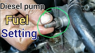 how to fuel setting diesel pump  4d56 diesel pump [upl. by Lua]