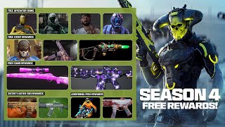 ALL 150 FREE MW3 SEASON 4 REWARDS FREE Operators Bundles Camos amp MORE  Modern Warfare 3 [upl. by Scrope]