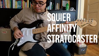 The Best Selling Guitar of All Time  Squier Affinity Stratocaster Review [upl. by Brendis]