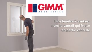 La fenêtre PVC frotte en partie centrale  GIMM Menuiseries [upl. by Adrial849]