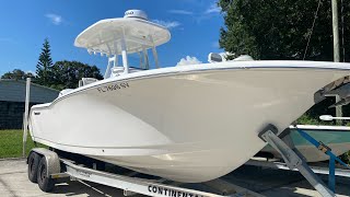 2021 TIDEWATER 232CC  FULL BOAT TOUR [upl. by Leirua]