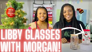 Applying Vinyl To A Libby Glass Easy Tutorial libbyglass adhesivevinyl cricutforbeginners [upl. by Cohn124]