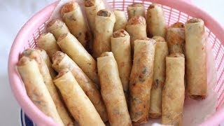 Vietnamese Egg Rolls Cha Gio Nem Ran Vietnamese Springs [upl. by Annodahs]