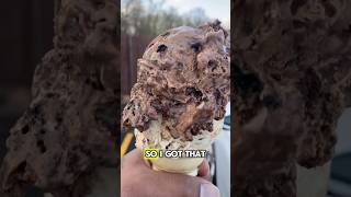 Mississippi Mud Pie Ice Cream from Country Cones in Canton OH 🔥🔥🔥 foodie foodblogger icecream [upl. by Nahshun347]