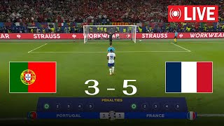 Full Penalties  Portugal vs France 3  5  Uefa Euro 2024  QuarterFinal  HIGHLIGHTS [upl. by Manvil]