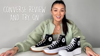 Converse Move Platform Hi amp Runstar Hike Hi and leather  Review styling and on feet [upl. by Ricardo]