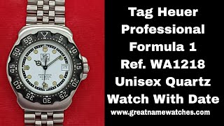 Tag Heuer Professional Formula 1 Ref WA1218 Quartz Watch secondhandwatch usedwatch tagheuerwatch [upl. by Einaffit]