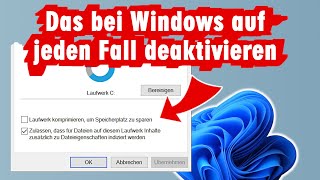 Gar keine gute Idee in Windows  Laufwerk komprimieren  verbraucht doppelt Speicher [upl. by Elodia]