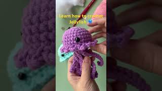 Jellyfish crochet cutecrochet amigurumi easycrochet [upl. by Schnabel]