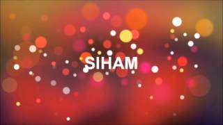 JOYEUX ANNIVERSAIRE SIHAM [upl. by Solis]