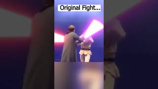 Palpatine Vs Mace Windu Original Fight Is This BETTER starwars macewindu palpatine shorts [upl. by Gotthard248]